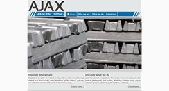 Desktop Screenshot of ajaxmanufacturing.co.za